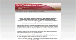 Desktop Screenshot of movinonestatesales.com